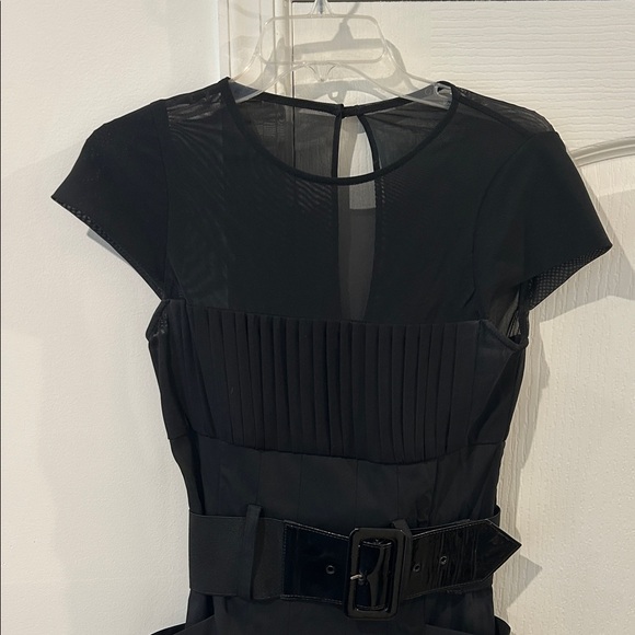 Alice + Olivia Elegant Black Dress Romper - Picture 3 of 5